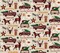 Sykel Enterprises-Iowa State University Cotton Fabric-Iowa State Cyclones Christmas Cotton Quilting Fabric